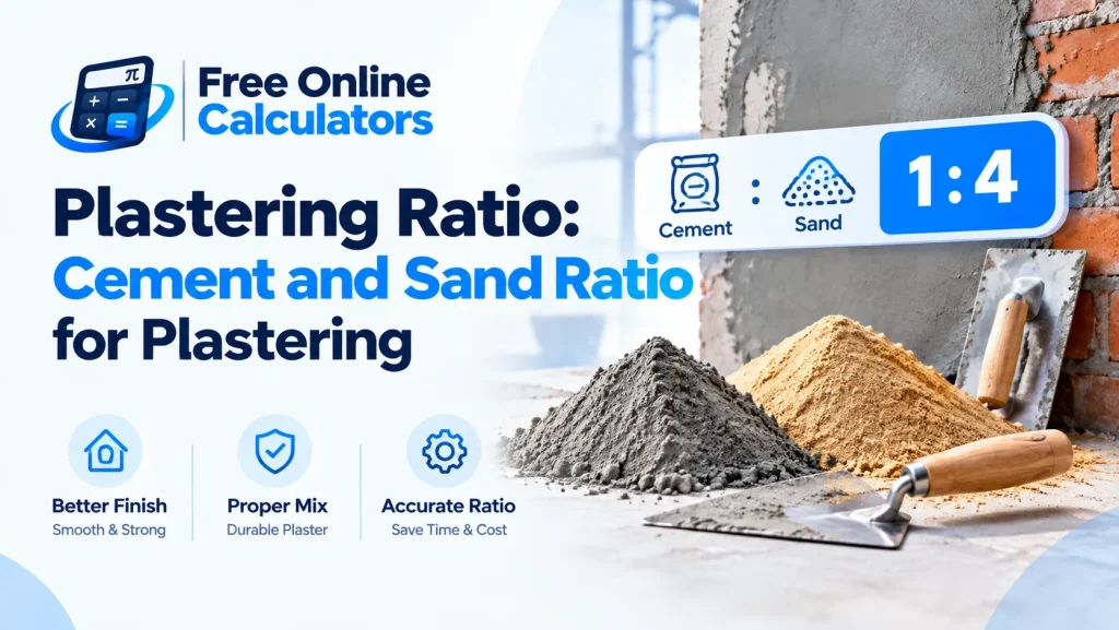 Plastering Ratio: Cement and Sand Ratio for Plastering