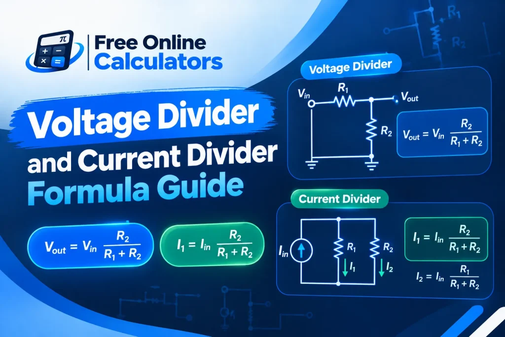 Voltage Divider and Current Divider Formula Guide