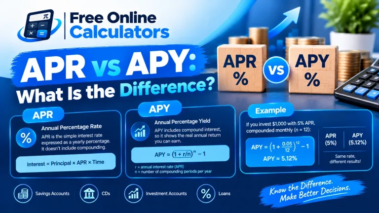 APR vs APY: What Is the Difference?