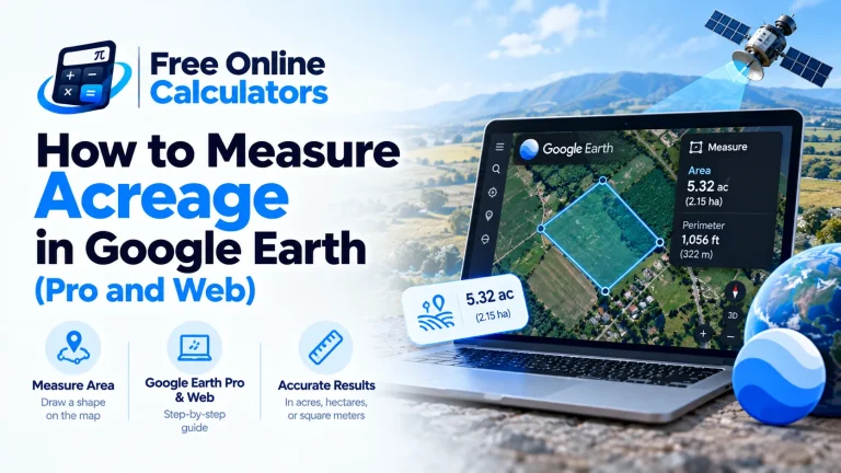 How to Measure Acreage in Google Earth (Pro and Web)